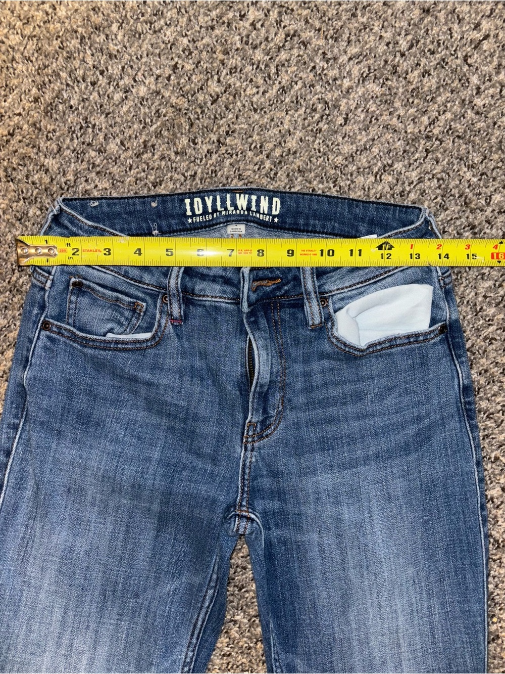 Idyllwind Mid-Rise Slim Fit Blue Jeans